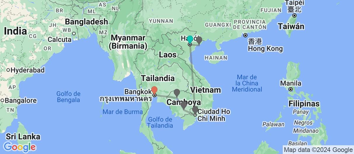 Map of Joyas del sudeste asiático