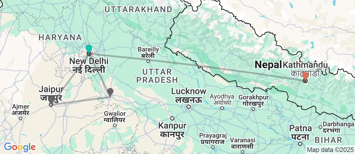 Trip map