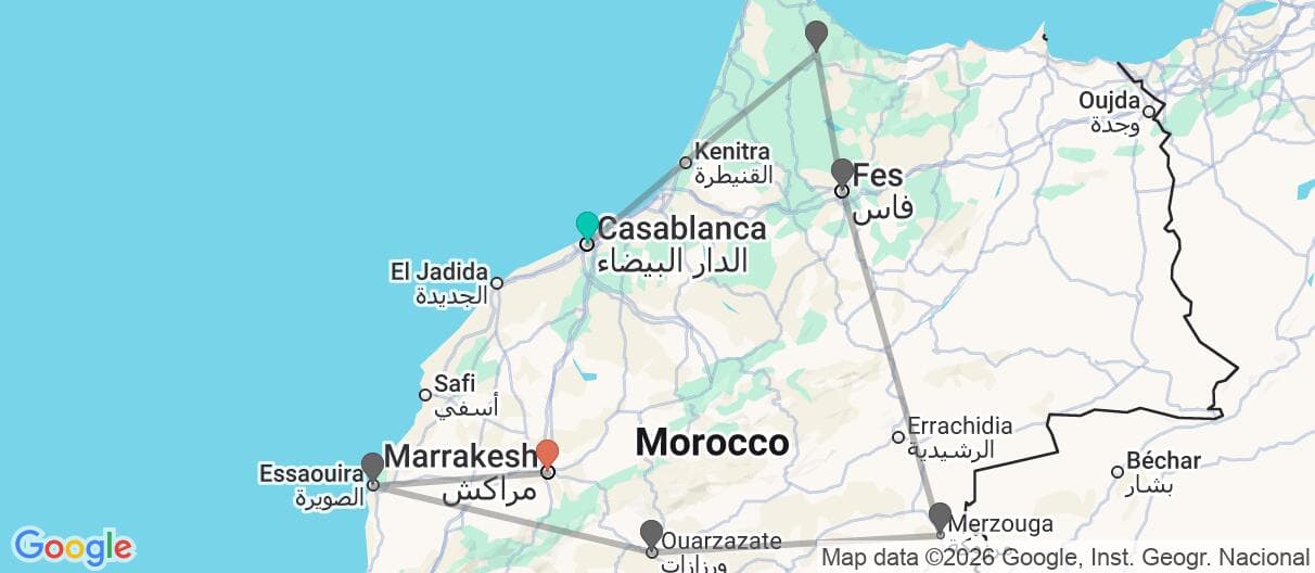 Trip map