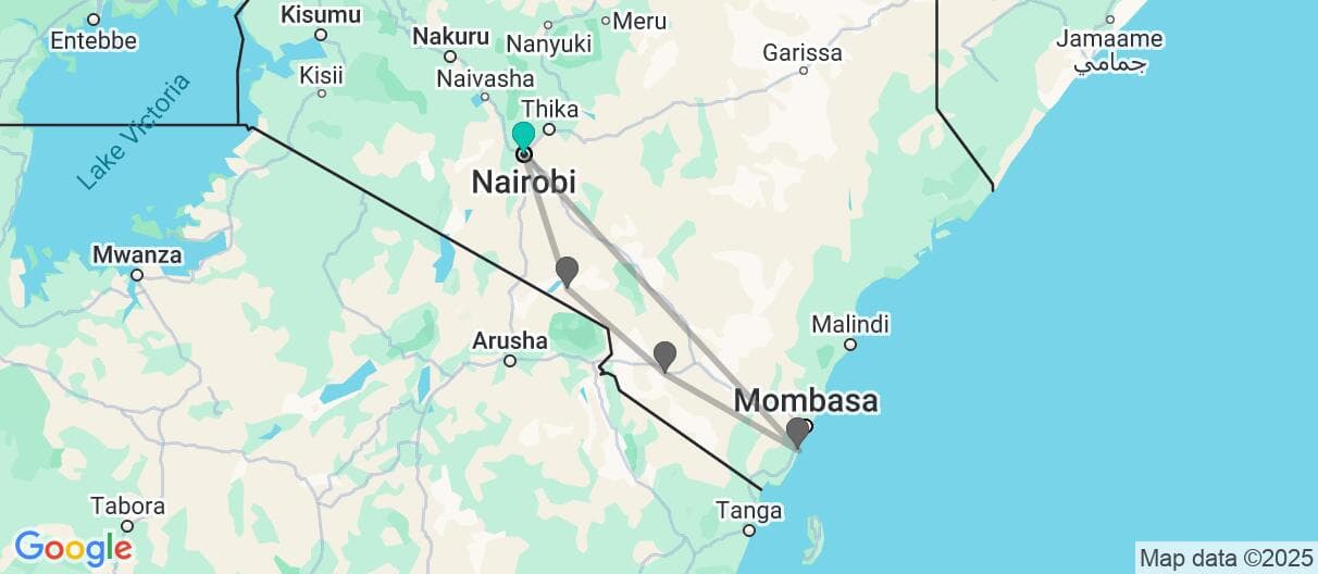 Trip map