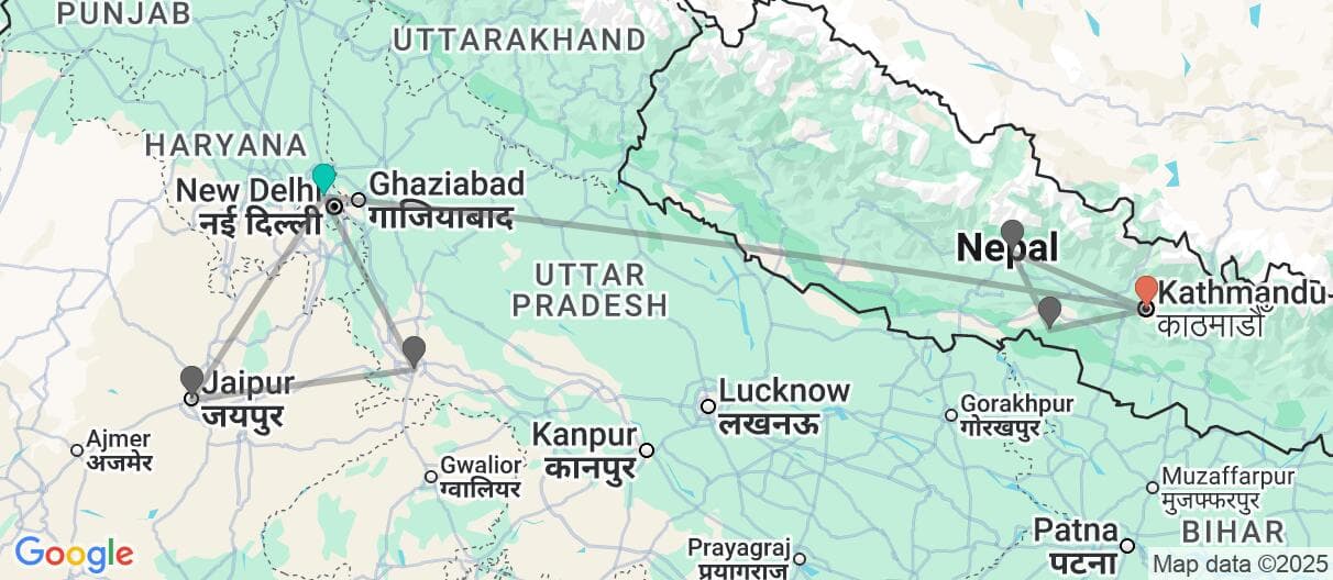 Trip map
