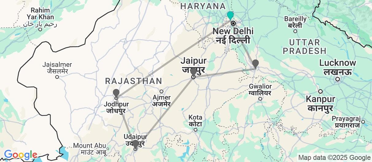 Trip map