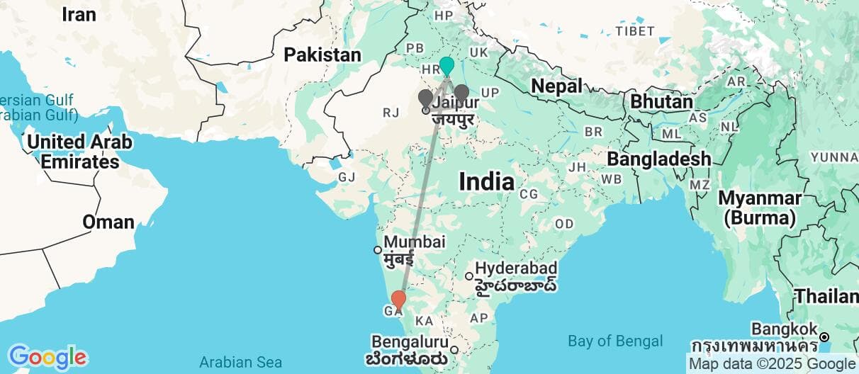 Trip map