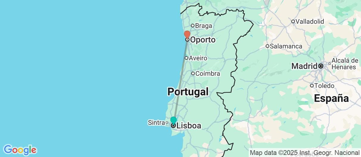 Mapa del viaje