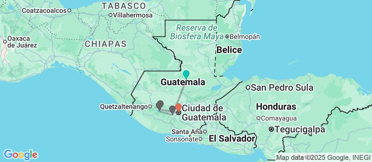 Mapa del viaje