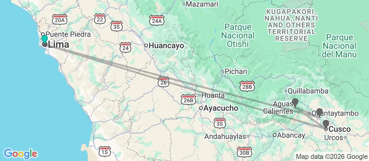Trip map