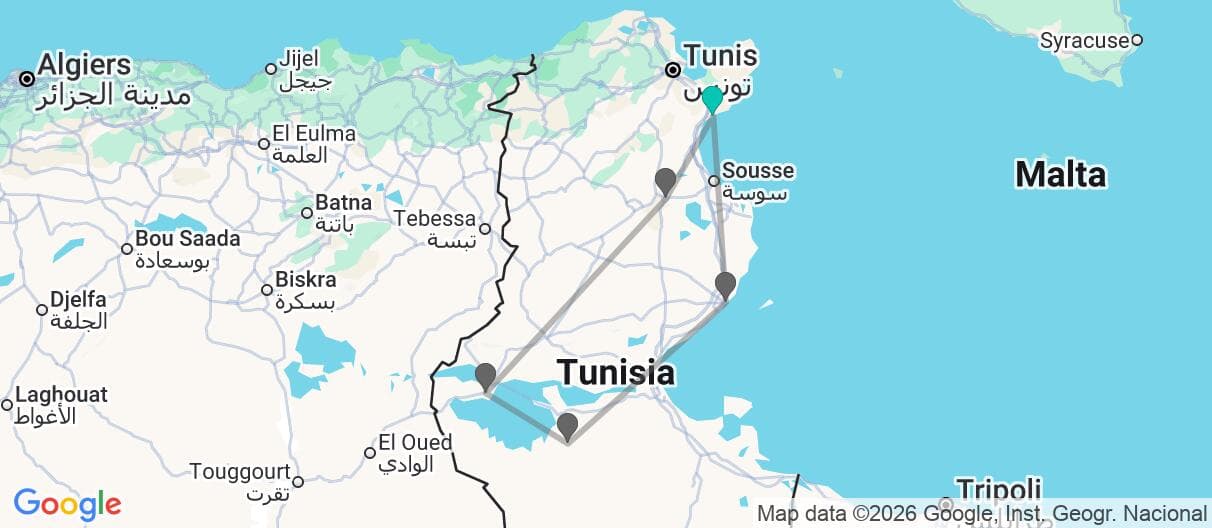 Trip map