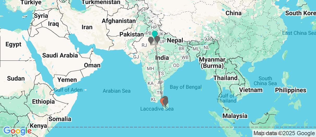 Trip map