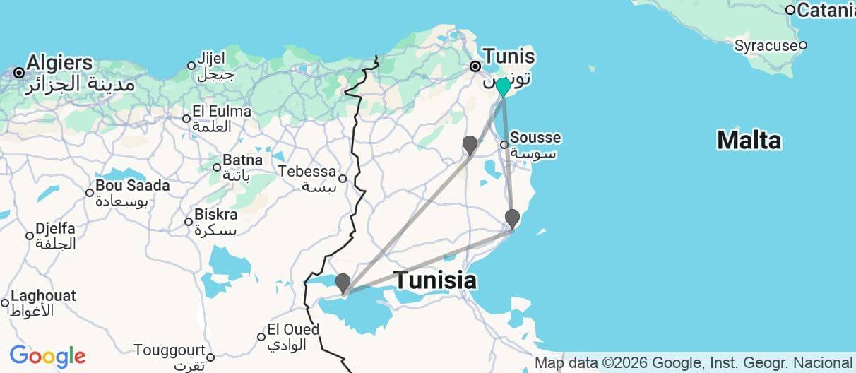 Trip map
