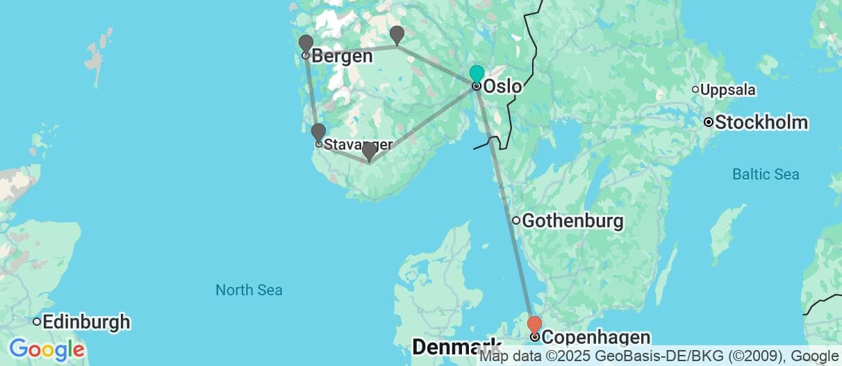 Trip map