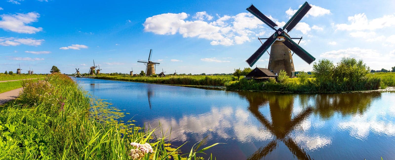 Amsterdam - Kinderdijk - Antwerp - Bruges