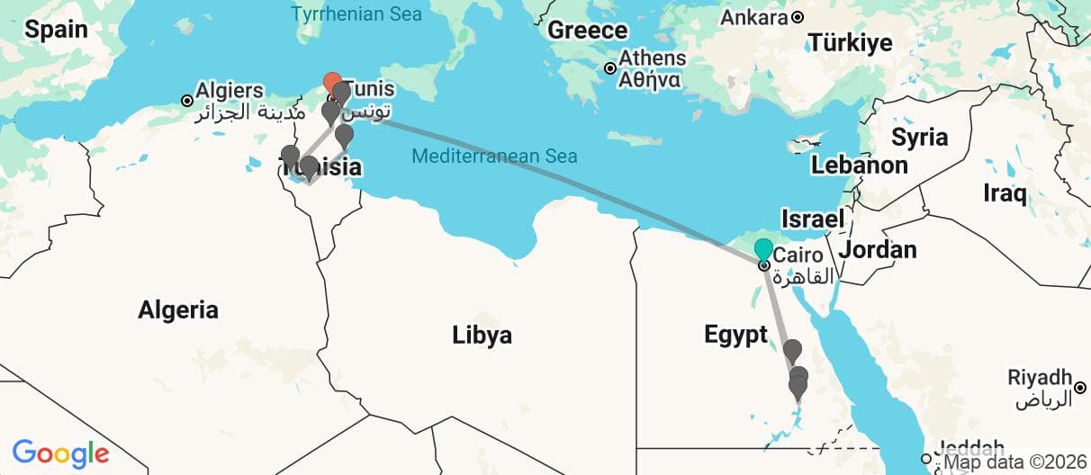 Trip map