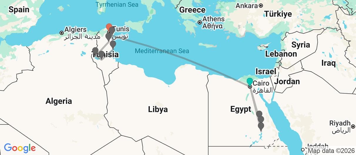 Trip map