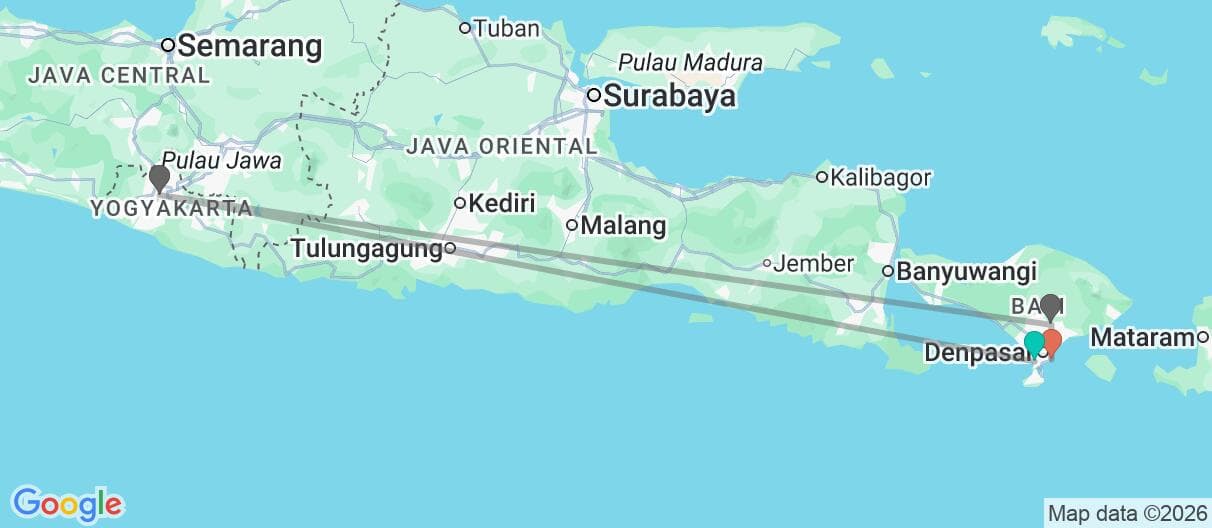Mapa del viaje