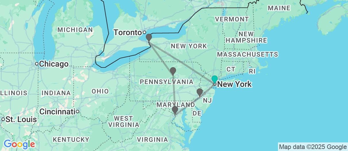 Trip map