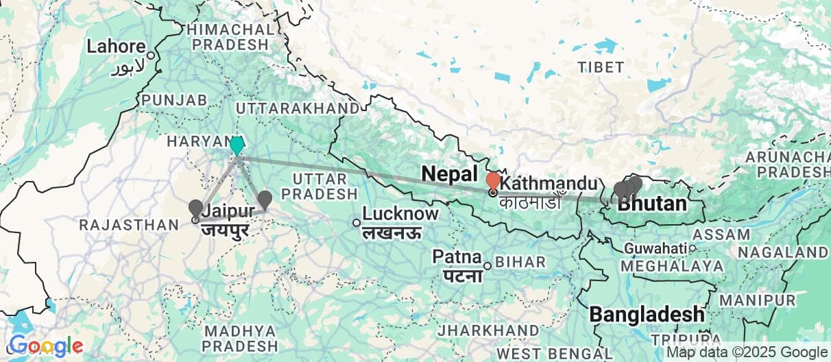 Trip map