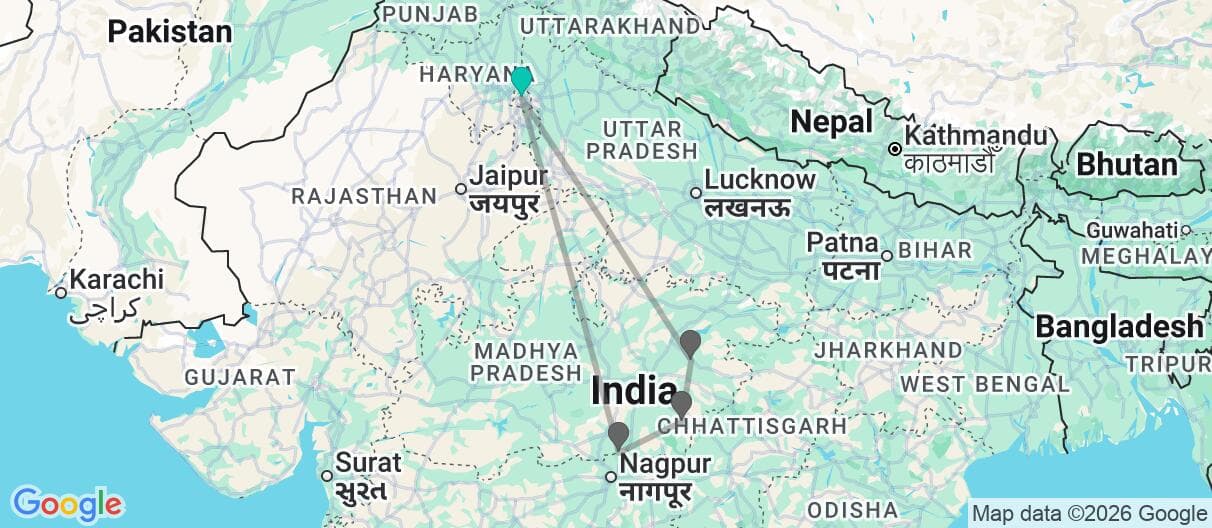 Trip map