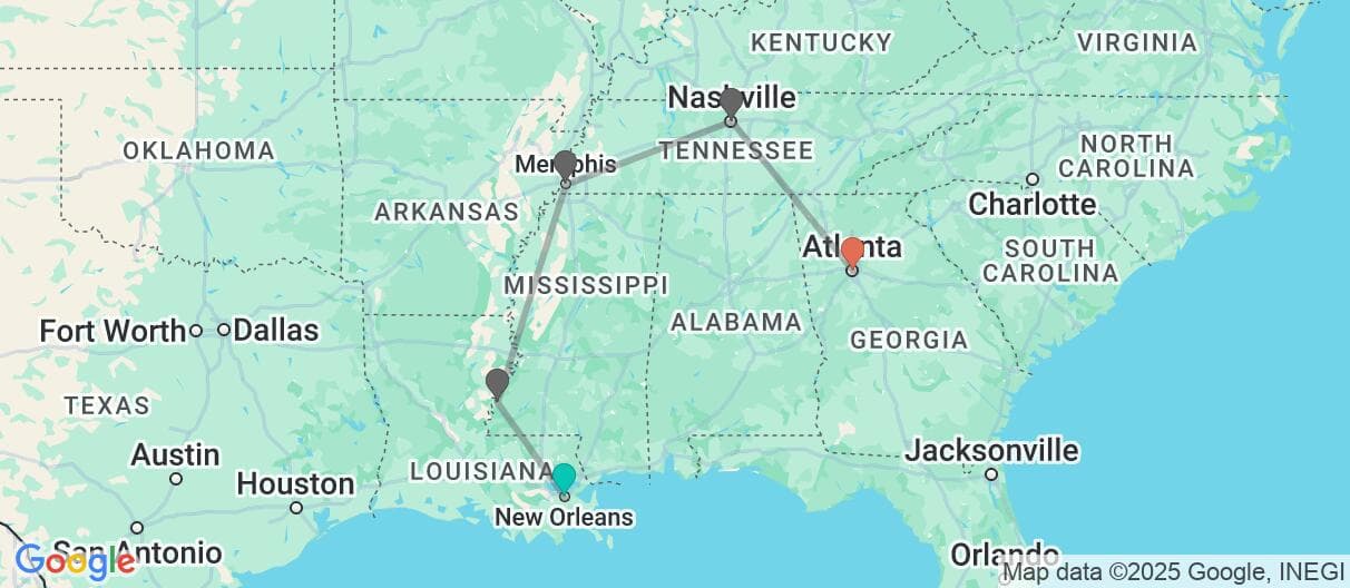 Trip map