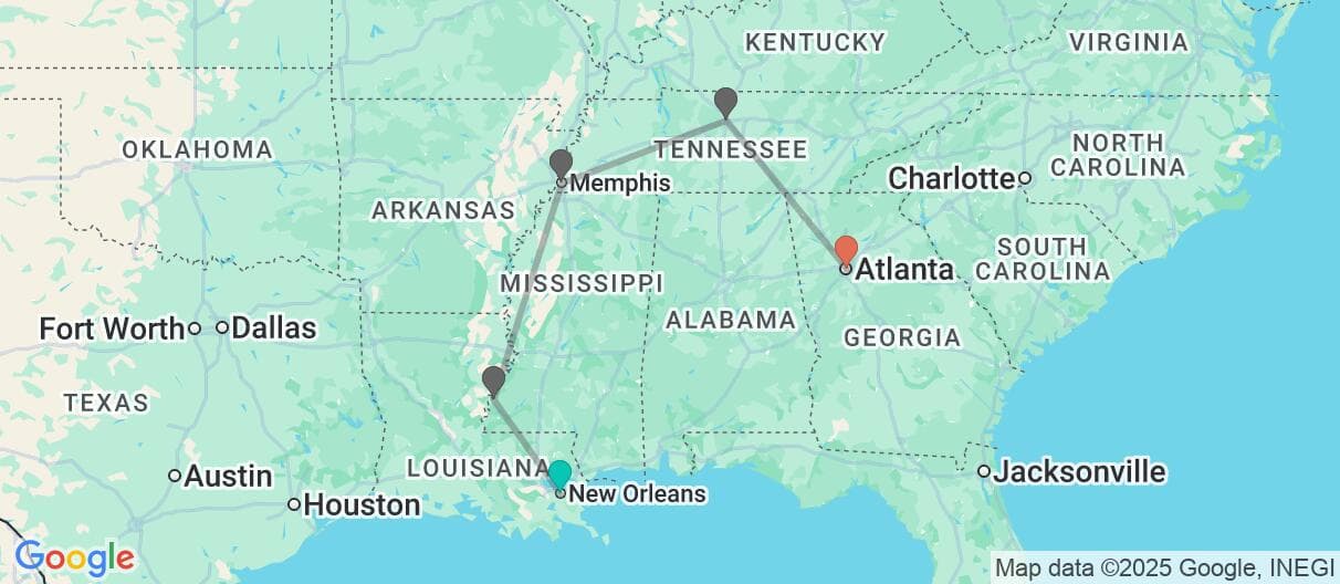 Trip map