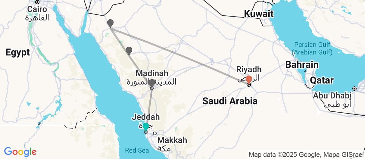 Trip map