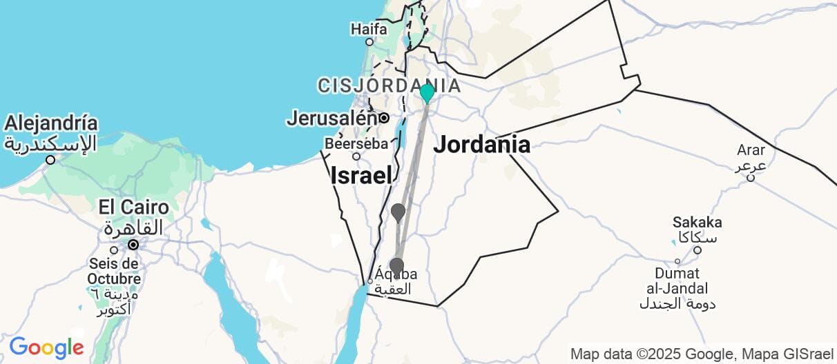 Mapa del viaje