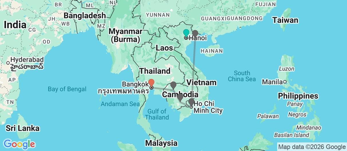 Trip map
