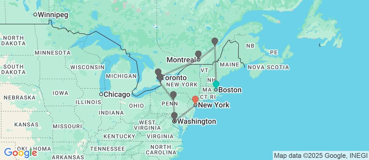 Trip map