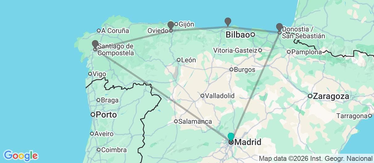 Trip map