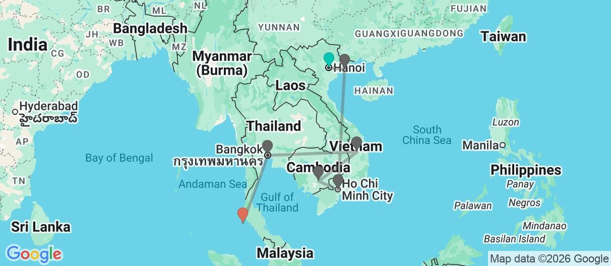 Trip map