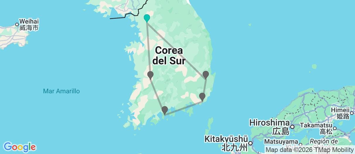 Mapa del viaje