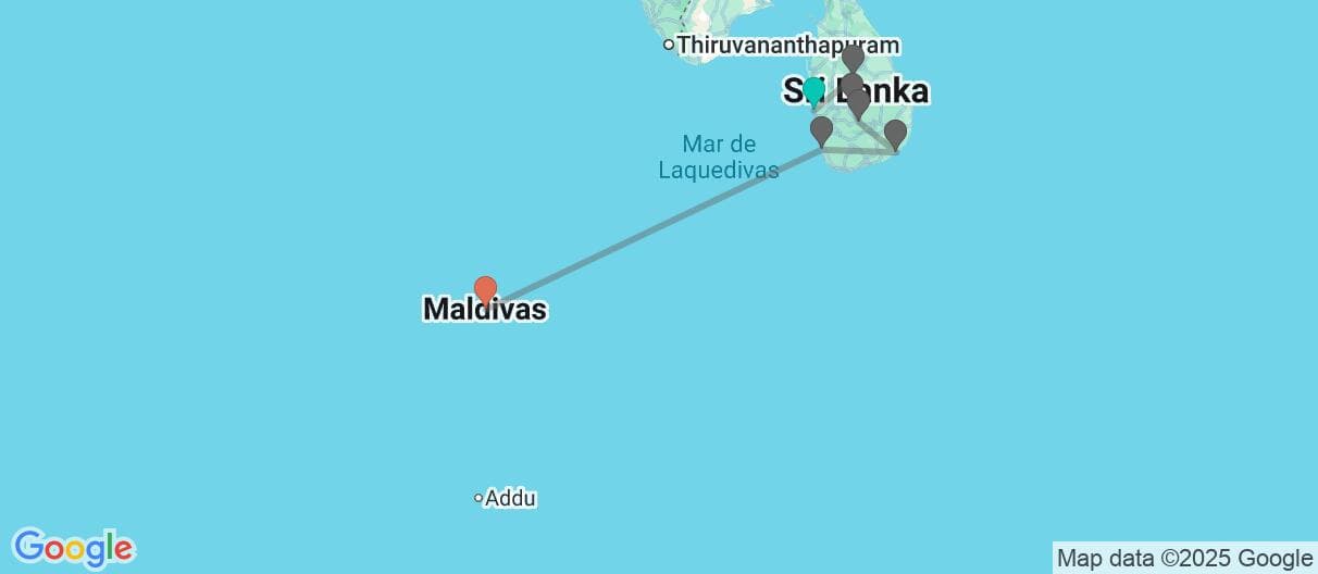 Mapa del viaje