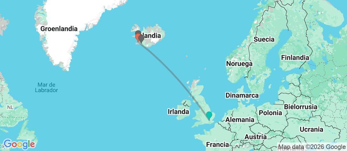 Mapa del viaje