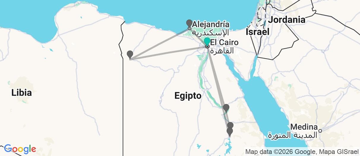 Mapa del viaje