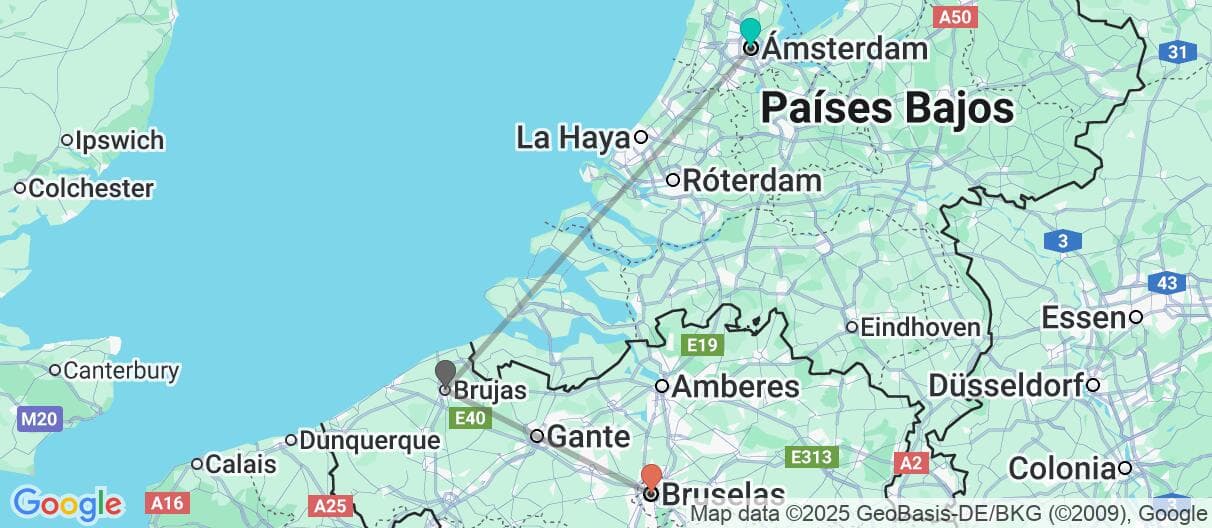 Mapa del viaje