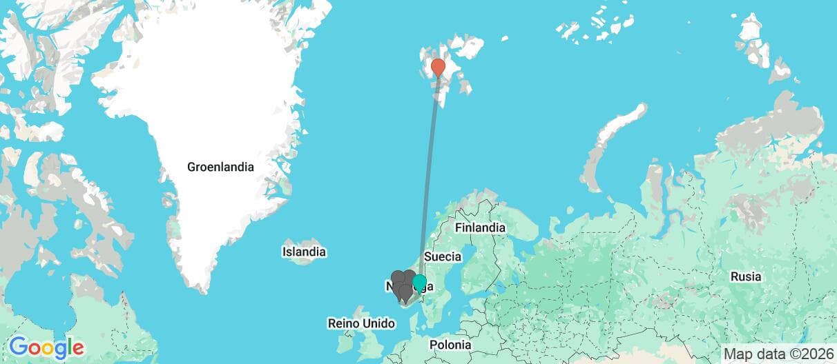 Mapa del viaje