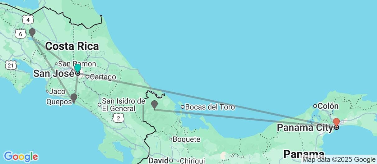 Trip map