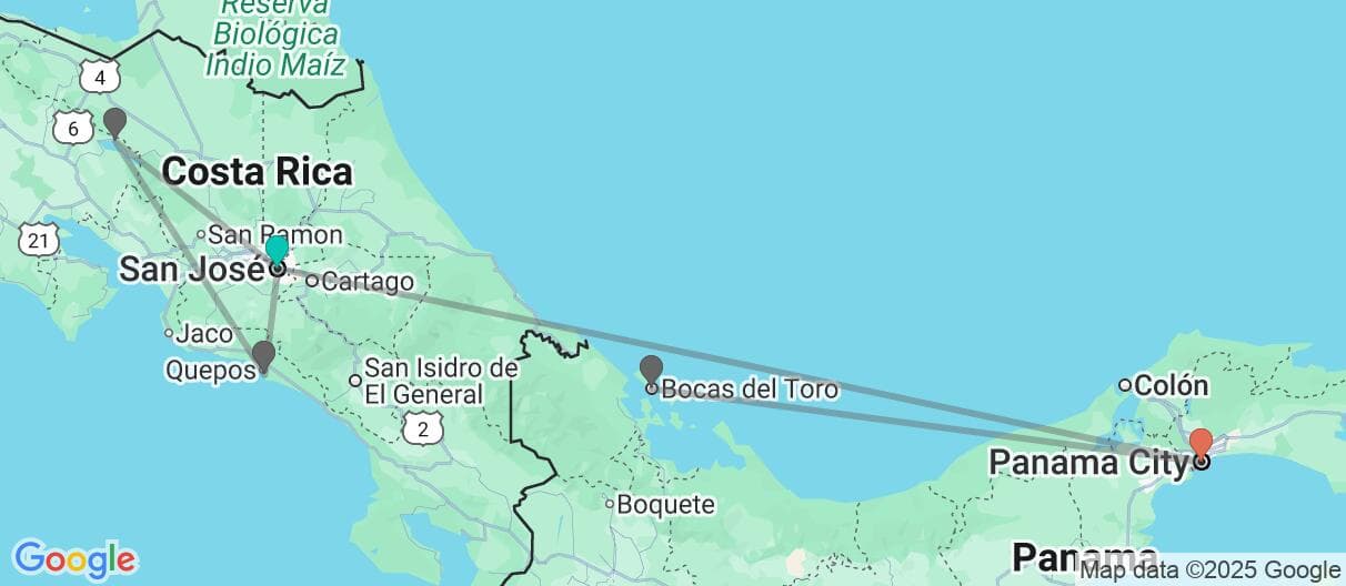 Trip map