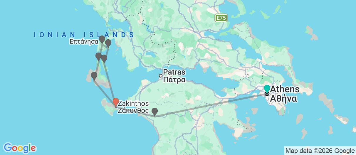 Trip map
