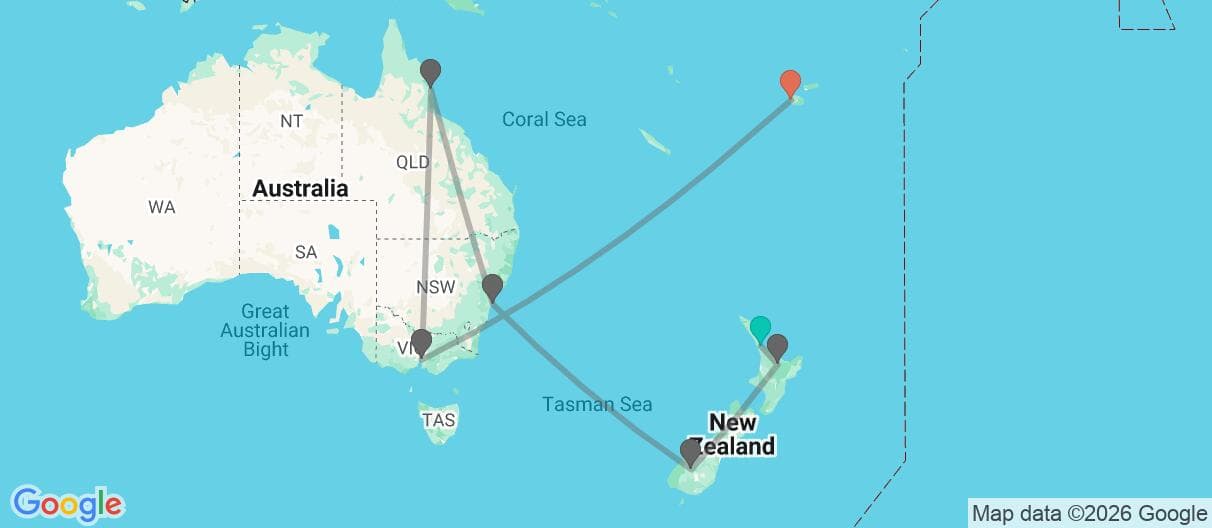 Trip map