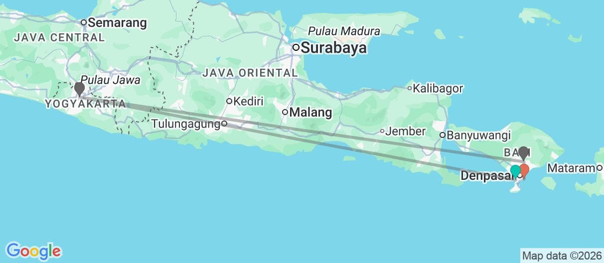 Mapa del viaje