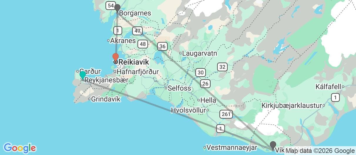 Mapa del viaje