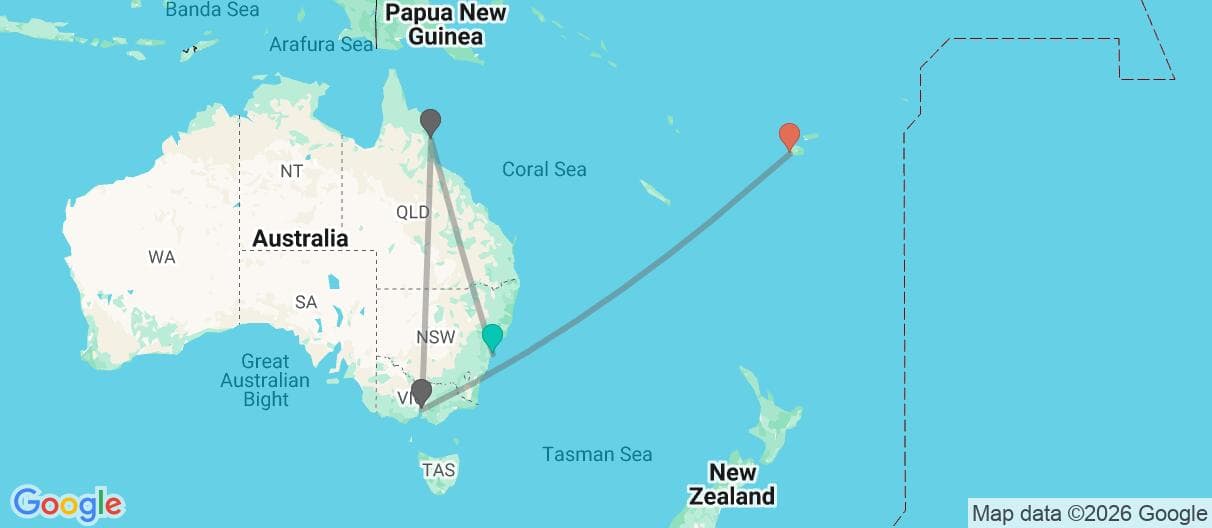 Trip map