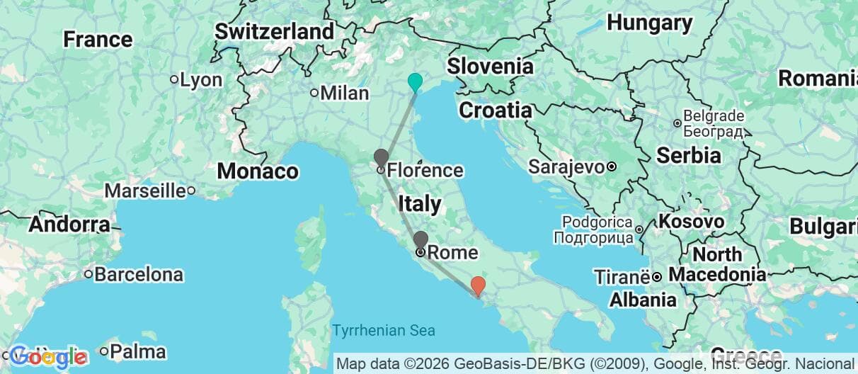 Trip map