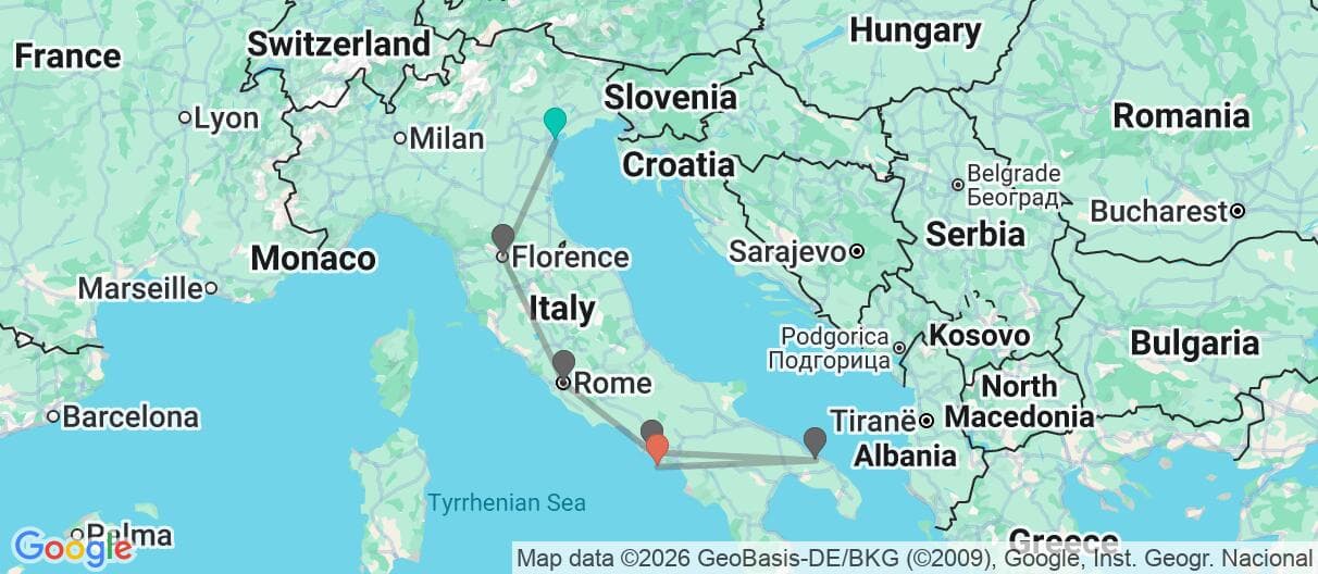 Trip map