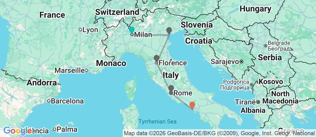 Trip map