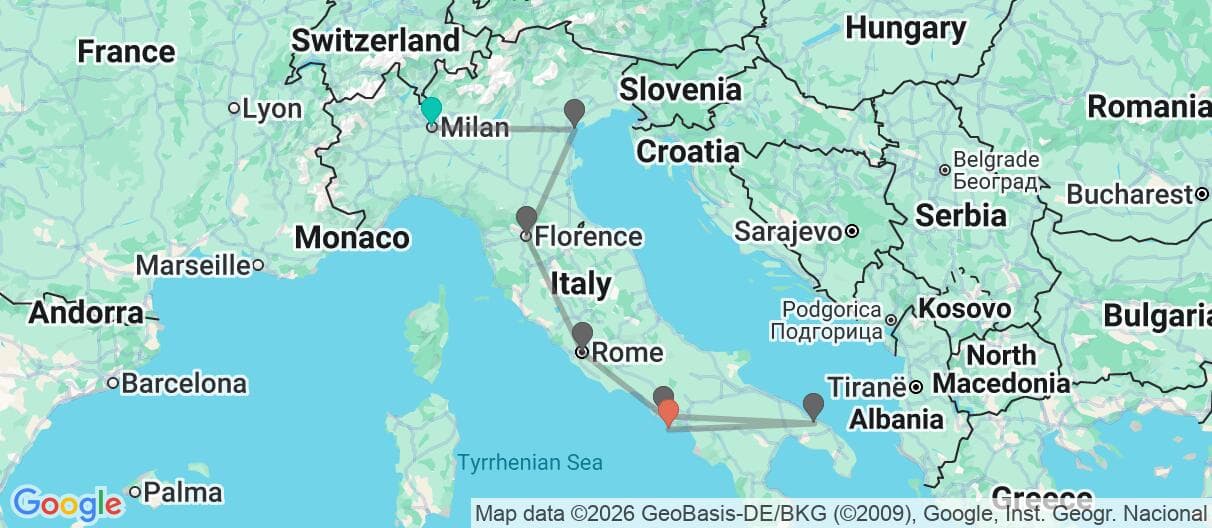Trip map
