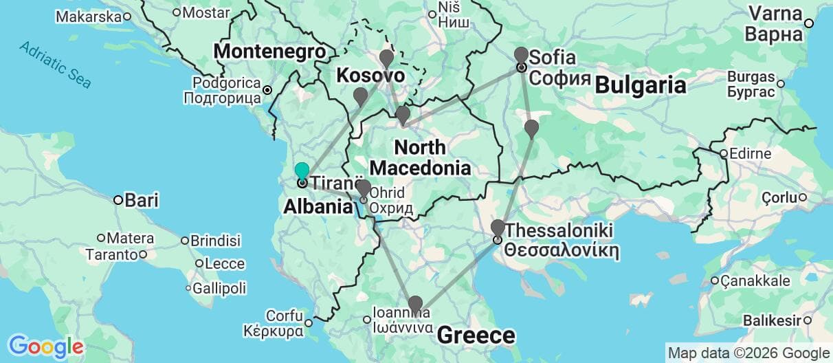 Trip map