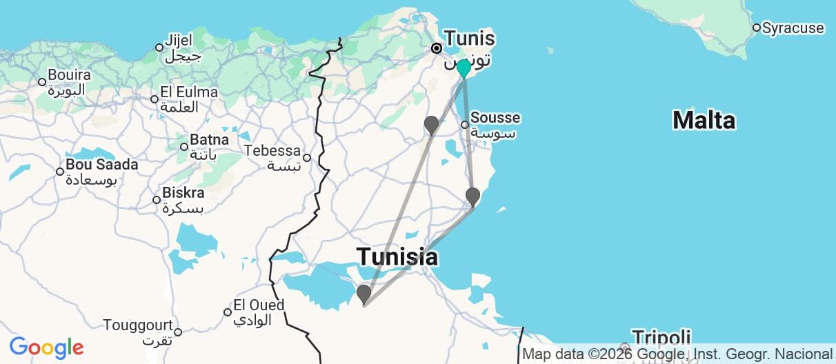Trip map