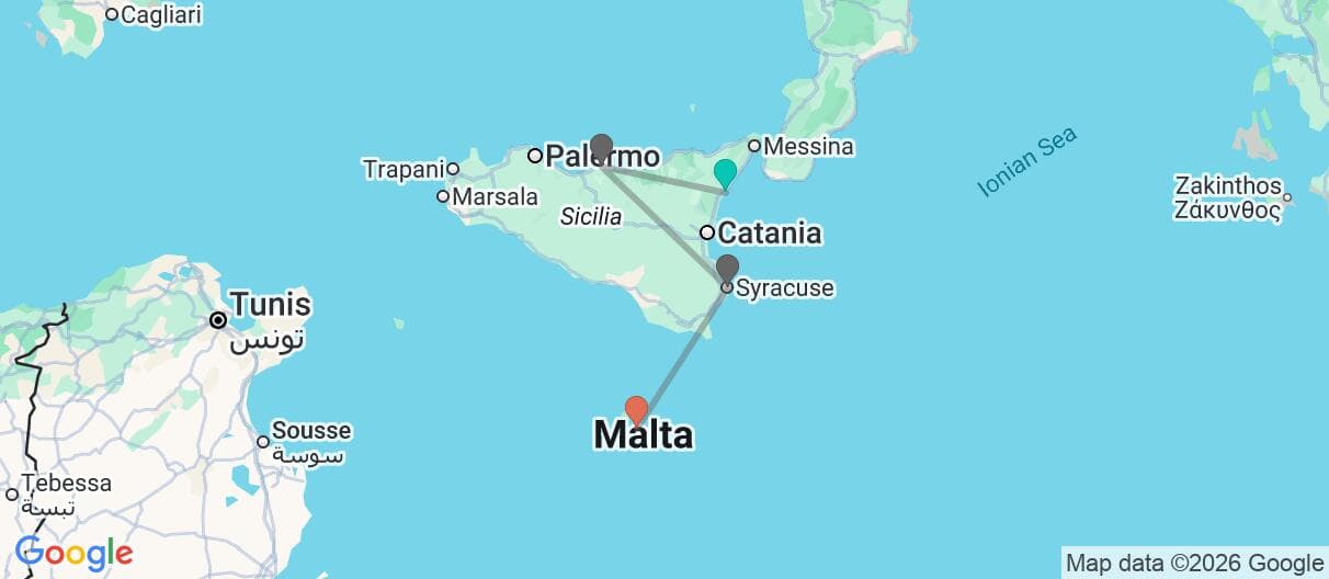 Trip map
