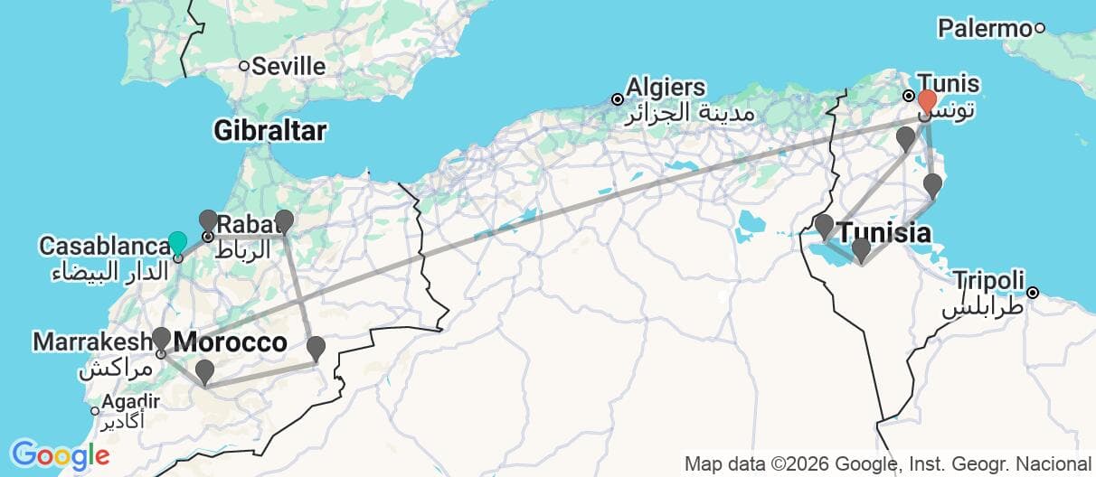 Trip map